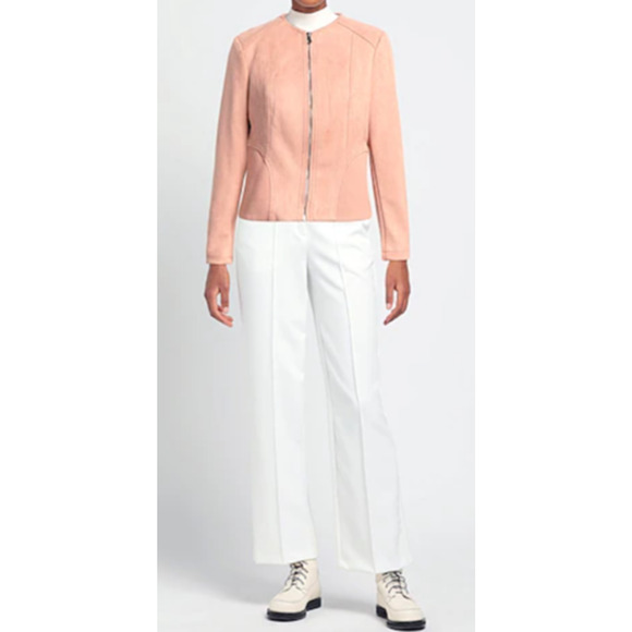 ⭐Molly Bracken Pastel Pink Suede Jacket Size Small 4-8 - Picture 2 of 6